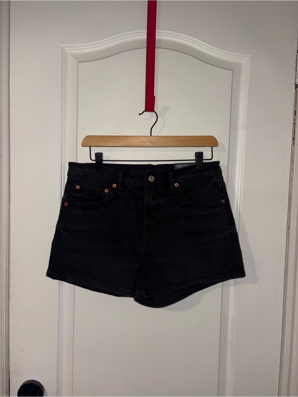 American Eagle | Black Jean Shorts (NWT) | Size 6